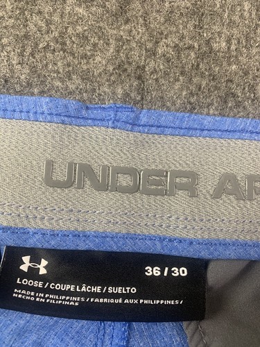 Under Armour Loose Mens Elastic Waist Golf Pants Size 36x29 Blue - Foto 4 di 8