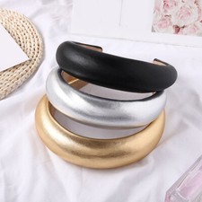 Women Velvet Headband Padded Hairband Wide Sponge Hair Hoop Band Head Decor