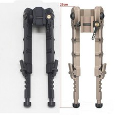 1913 Picatinny Rail Bipod 6-10" inch Tiltable Compatible Height Bipod Aluminum 