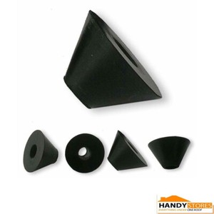 Handyfix Universal Rubber 6MM Washer to Secure Loose Toilet Seats- (4