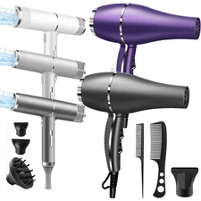 Professional Ionic Hair Blow Dryer Blower 1800W/2200W for Curly Hair Dry Cool