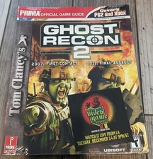 Tom Clancy's Ghost Recon 2 Prima Official Strategy Guide PS2 Xbox New, Sealed