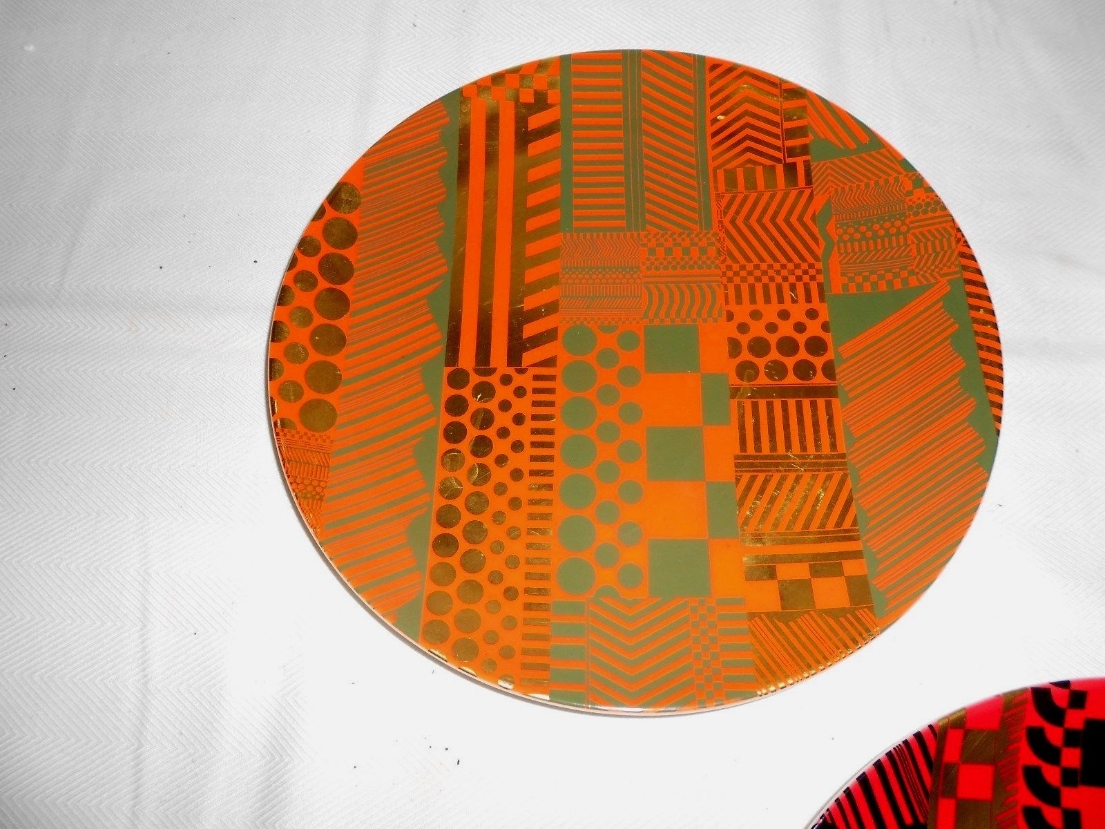 Paolozzi Tea Set EDUARDO PAOLOZZI RARE Set of 3 Various on a GEOMETRIC THEME WEDGWOOD ...