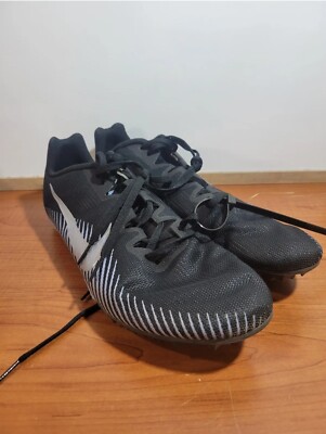 Nike Zoom Rival MD 9 AH1020-004 Track Shoes Size 11.5 Black (NO SPIKES)