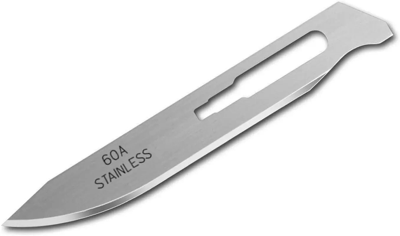 havalon Knives - #60A Stainless Steel Replacement Blades, 12 Count