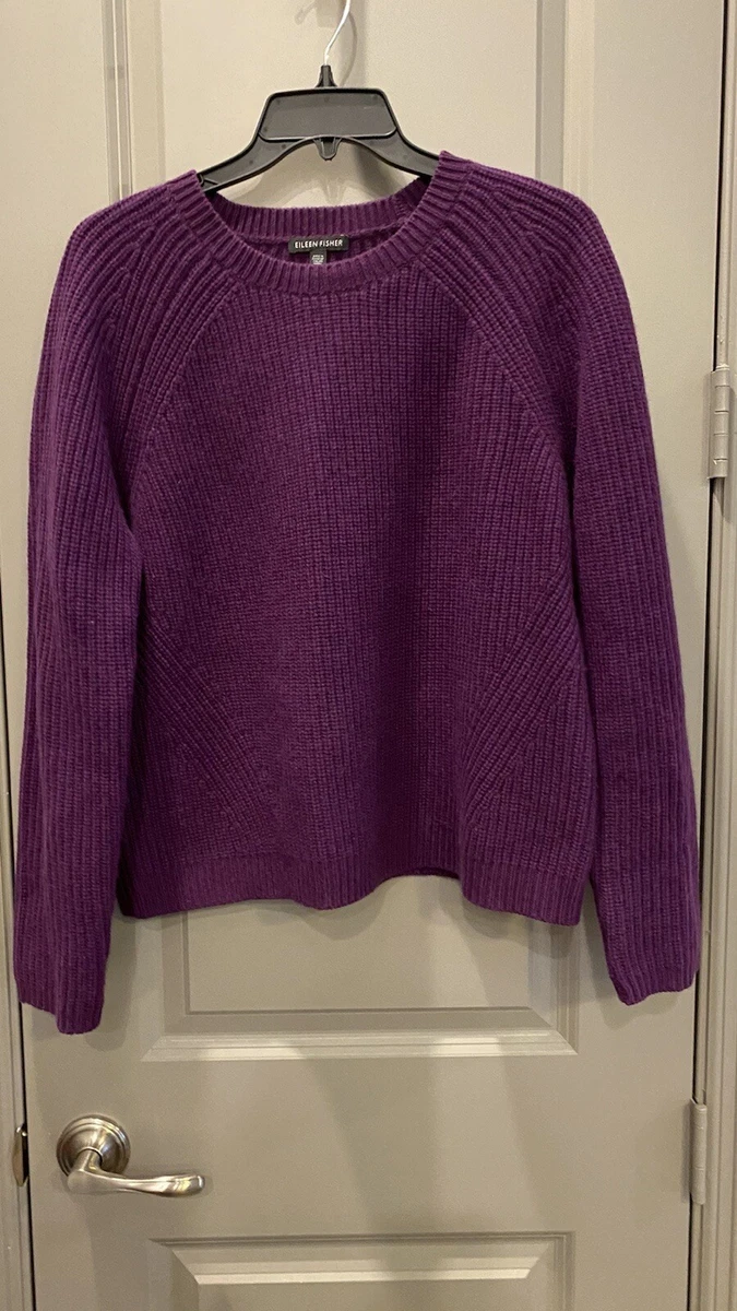 Eileen fisher store purple sweater
