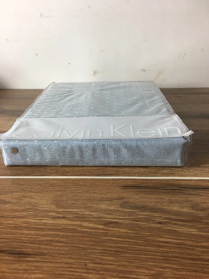 ¡¡¡NUEVO EN PAQUETE!!! ALMOHADA SHAM EURO CALVIN KLEIN PUNTO CHAMBRAY CIELO BREZO Foto 4 de 4