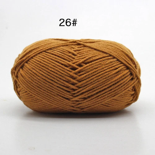 62 Colors Milk Cotton Skeins Hand Knitting Wool Baby Crochet Chunky Yarn 50g - Picture 49 of 87