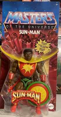 Masters of the Universe Origins Figur Sun-Man | Mattel NEU OVP unpunched