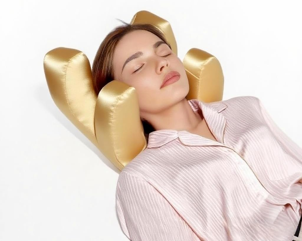 Face Pillow Beauty Sleep anti Wrinkles-Aging Side Sleeper Pillow Back Sleeping P