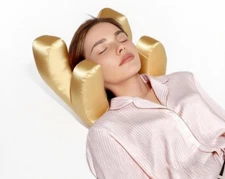 Face Pillow Beauty Sleep anti Wrinkles-Aging Side Sleeper Pillow Back Sleeping P