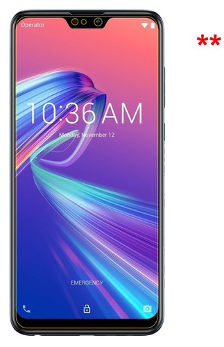 2x Pantalla para Asus ZenFone Max Pro (M2) Protector de Vidrio Flexible Cristal - Imagen 9 de 9