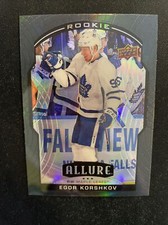 20-21 UD Allure Hockey Rookie Black Rainbow 85 Egor Korshkov
