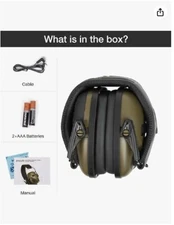 electronic shooting ear muffs
