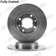 ALTE AUTOMOTIVE 2x Bremsscheibe hinten voll für Citroën C3 Pluriel C2 Peugeot