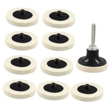 2 Inch Compressed Wool Polishing Buffing Pads, 10 Pcs 11