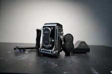 Mamiya C330 Medium Format Camera, 105mm f3.5  55 f4.5  Accessories
