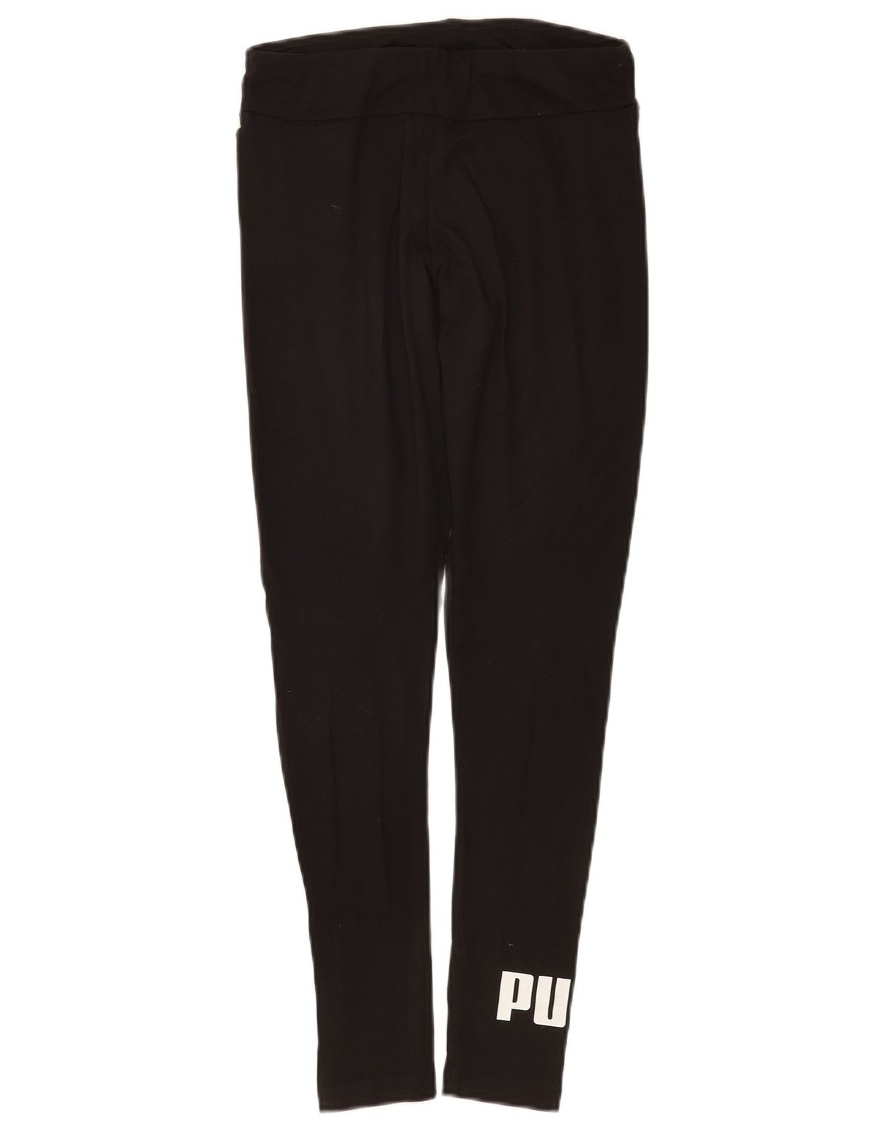 Puma Womens Graphic Leggings UK 8 Small  Black Cotton DR17