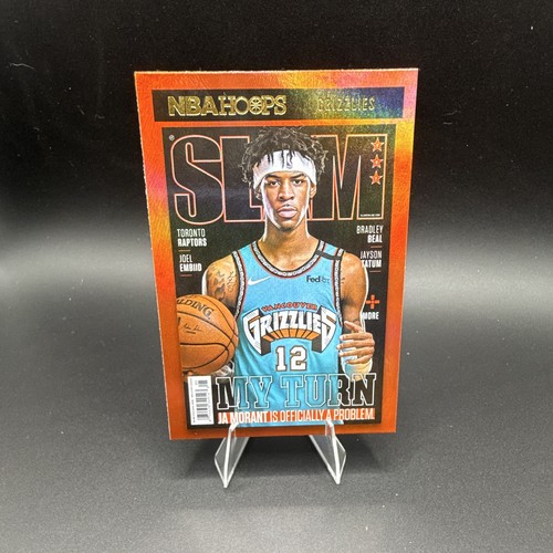 Panini 2020-21 NBA Hoops Slam My Turn Ja Morant #18 Grizzlies Holo Foil