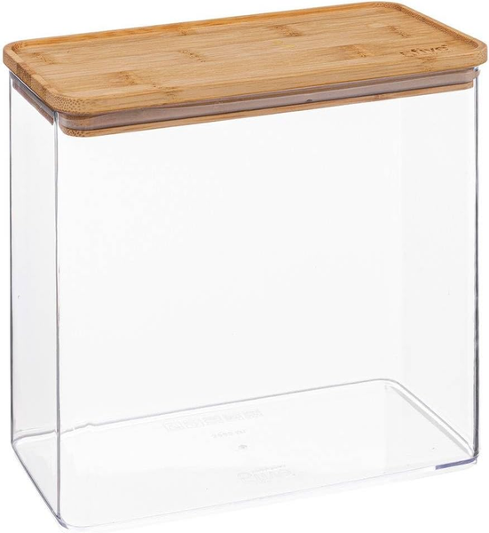 "Vorratsdose Rechteckig Bambusdeckel \"Eske\" 3L - 5 five simply Smart"-image