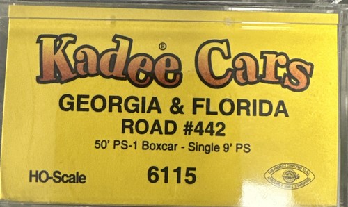 Kadee Cars escala HO #6115 50’ PS-1 Boxcar Georgia y Florida Nuevo en caja | Zustand: New