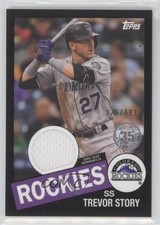 2020 Topps 1985 Baseball Relics Series 2 Black 126/199 Trevor Story #85TR-TS ti8
