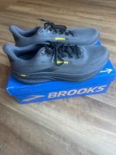 Brooks Ghost 17 Men's Size 11 D Ebony Black Yellow Running Shoes 110442