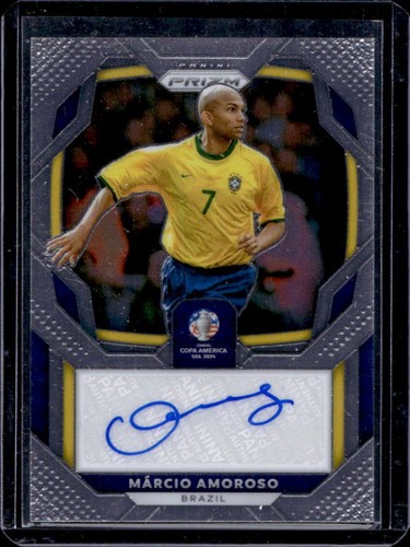 2024 Prizm Copa America Marcio Amoroso Signatures Auto #S-MA Brazil