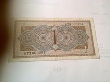 1949 NEDERLANDS QUEEN JULIANA (UNCIRCULATED)2 1/2 DUTCH GLUDEN BANK NOTE 
