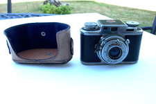 Vintage "Bolsey 35 Model B SLR Camera With 1/2 Case" Untested