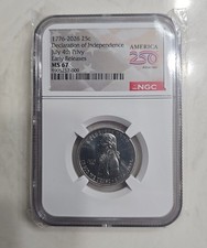 2026 Declaration of Independence 4th July Privy Quarter NGC MS67 Early Releases