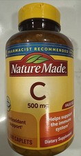 Nature Made Vitamin C 500 mg Dietary Supplement for Immune...