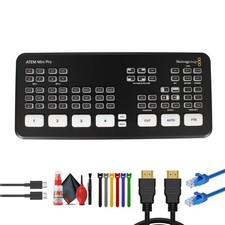 Blackmagic Design ATEM Mini Pro HDMI Live Stream Switcher  4-Input Video Mixer