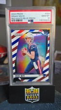 2024 Panini Prizm - Rookies Drake Maye #329 Red White & Blue Prizm (RC)