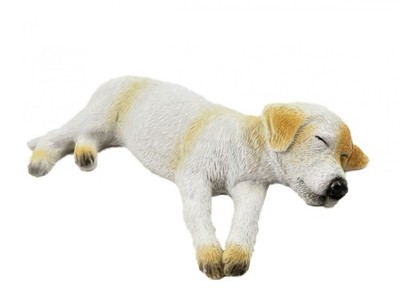Puppenhaus Golden Labrador schlafender liegender Hund Miniatur 1:12 Zubehör
