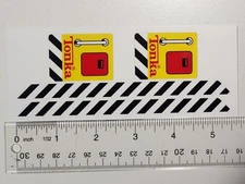Tonka Road Grader Replacement Sticker Set, For 1980s Tonka Road Grader 