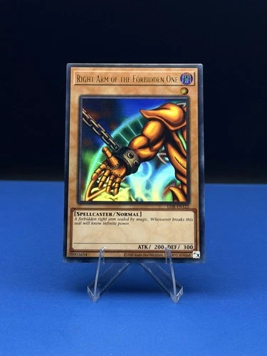 Right Arm of the Forbidden One LOB-EN122 - Ultra Rare - 25th Blue Eyes - Yugioh!