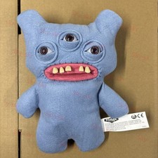 Fuggler Blue Three Eyed Tooth Monster Bizarre Design Creative Plush Doll