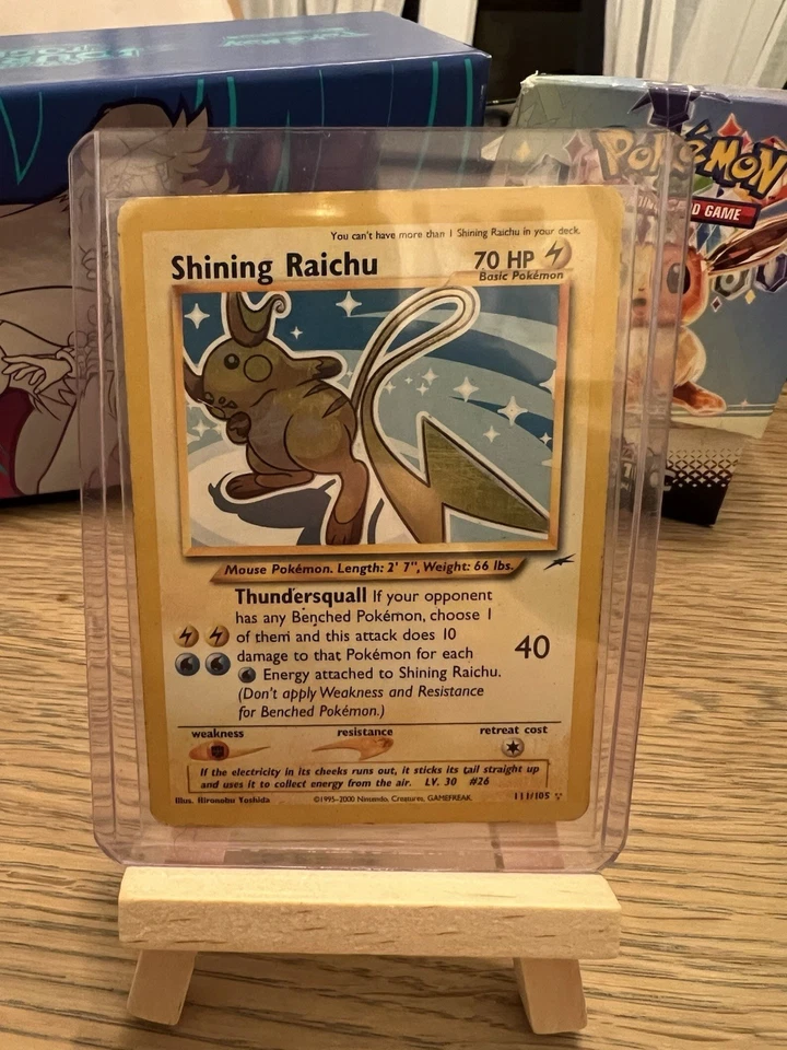 Pokémon Shining Raichu 111/105 Neo Destiny Holo - Image 3 of 4