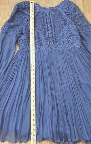 Vestido Babydoll Lou Lou Free People Crochet Encaje Con Cuentas Núcleo de Casa 6 - Imagen 11 de 11