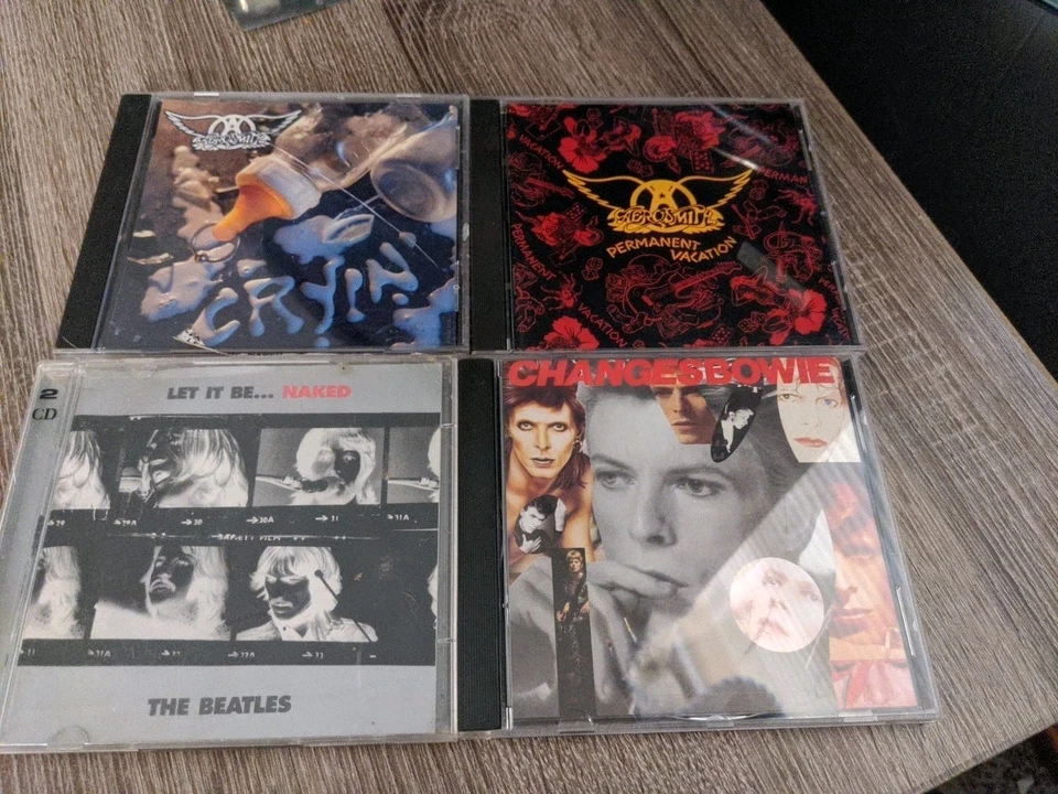 CD Music Lot Mixed Aerosmith, The Beatles, Bon Jovi, Foo Fighters Foto 4 de 4