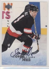 1995-96 Upper Deck Be a Player Auto Sean Hill #S74 Auto 9b4
