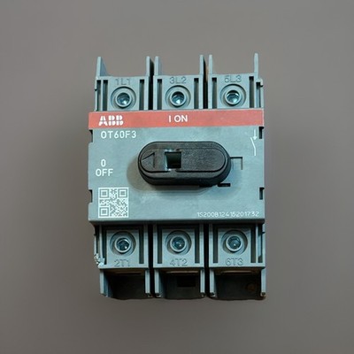 NEW ABB OT60F3 Non-Fusible Disconnect Switch | 3-Pole 60A 600VAC NIB