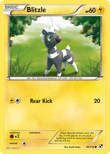 Pokemon TCG Black & White Base /114 Complete Your Set You Pick