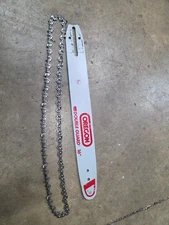 Used Oregon 16" Chainsaw Guide Bar 160SDEA041 .050" Gauge And  91 S56 Chain