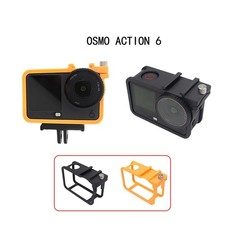Action Camera Cage Expansion Frame Shockproof Protective for DJI OSMO Action 6