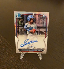 2023 1st Bowman Chrome Mairoshendrick Martinus Autographed Refractor 288/499