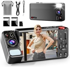 Digital Camera, 4K 64MP Cameras for Photography, 270 Flip Screen Vlogging Camera