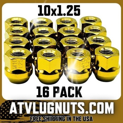 16 Acorn Bulge Lug Nuts 2000 2001 Yamaha KODIAK YFM400 YFM 400 2x4 Wheel Rim Nut
