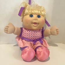 Cabbage Patch Kid Doll Blonde Hair 2020 Laughing Ballerina Working 